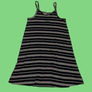 Size Small Mossimo Mini‎ V-Neck Striped RIbbed Dress